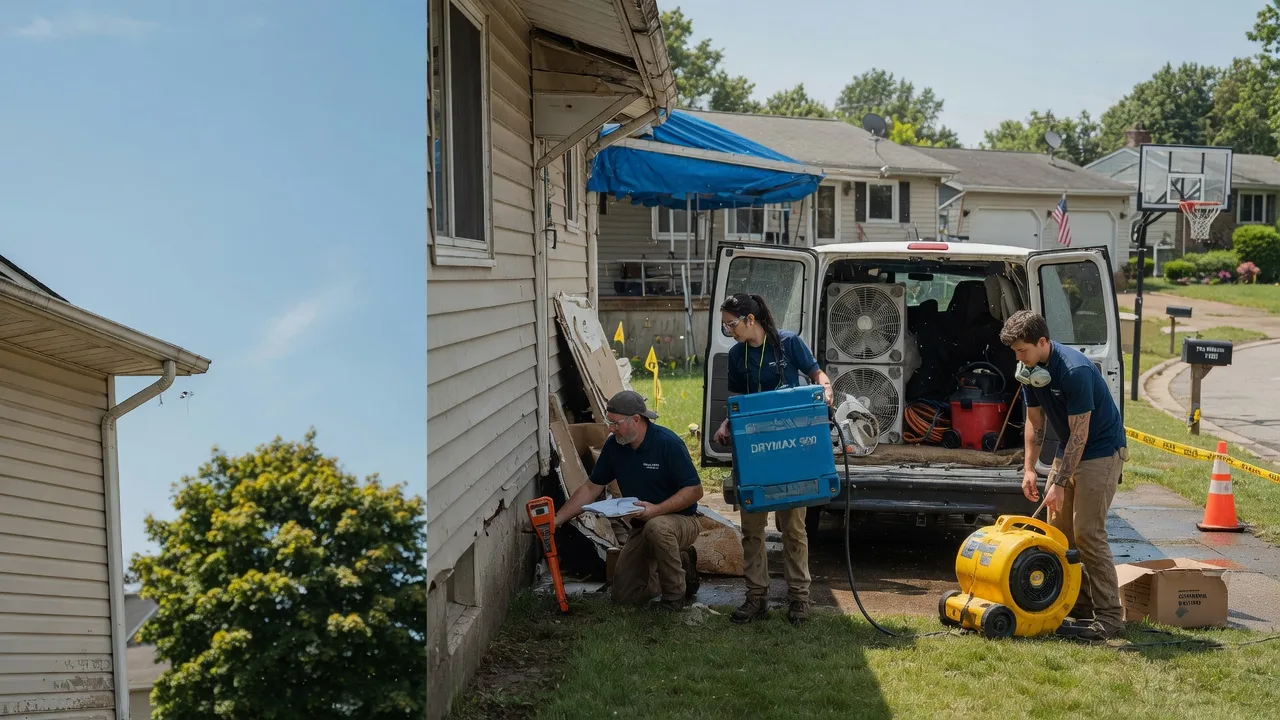 Ceiling Leak Cleanup in Glen Carbon, IL near me